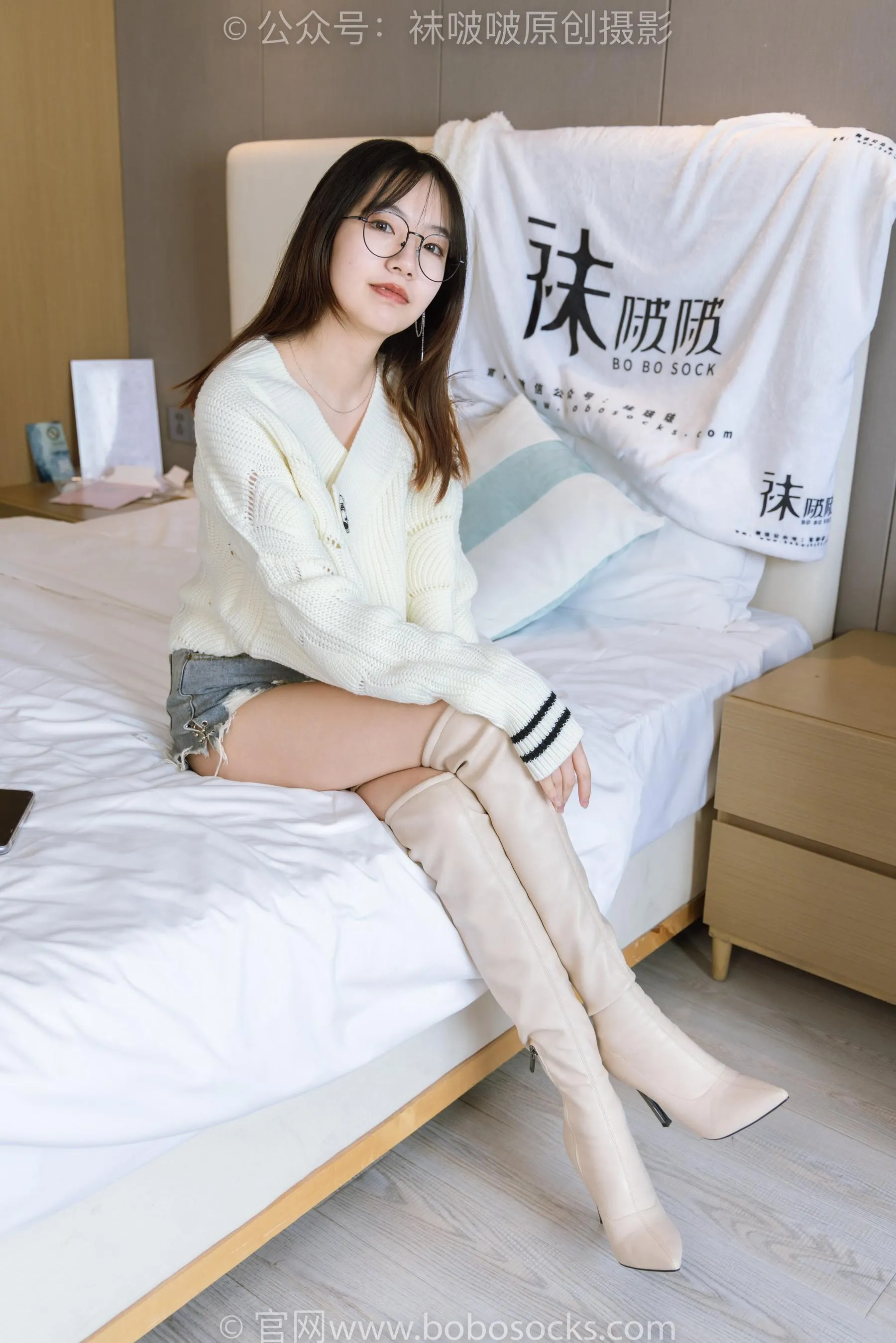 [BoBoSocks袜啵啵]NO.222 小甜豆-长靴、白棉袜、裸足 [79P]插图5
